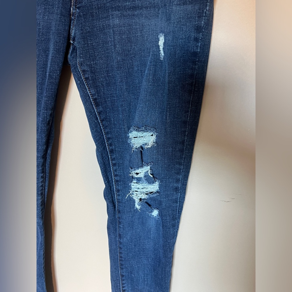 Levi's 711 Distressed Skinny Jeans Size 31 - Picture 4 of 10